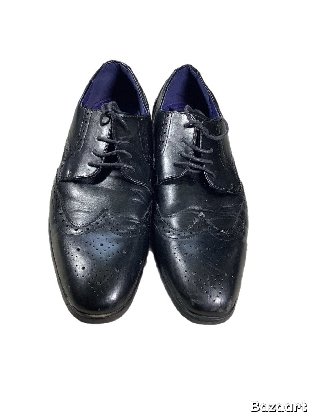 Bruno Marc New York Wingtip Oxford Dress Shoes Men’s Size 9 Black